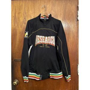 Lifted Research Group Men's Black Track Jacket Plant Like Champions LRG Sz XXL